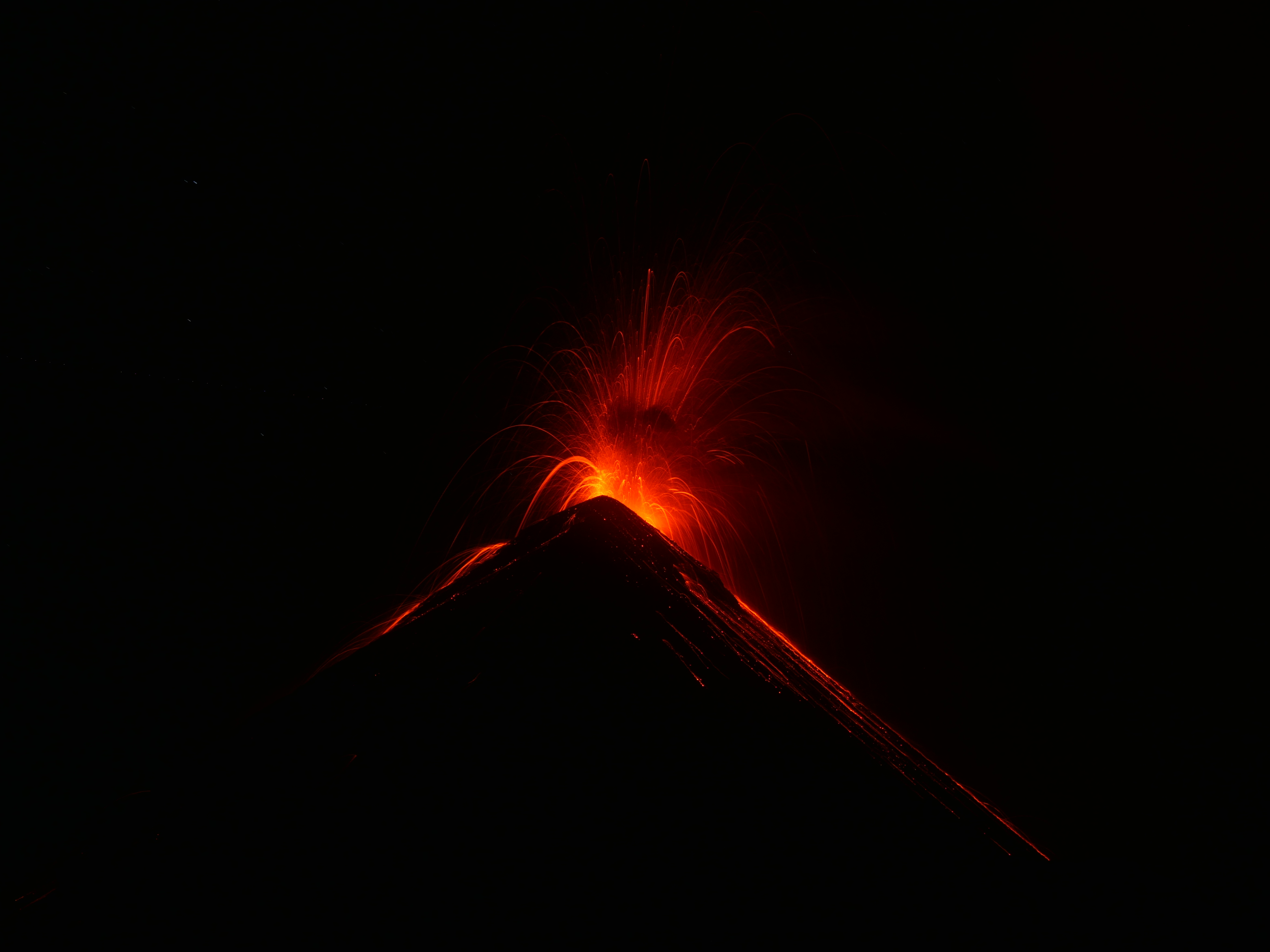 Volcans Acatenango et Fuego