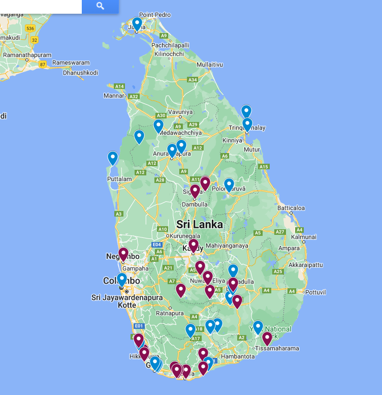 3 semaines au Sri Lanka : itinéraire